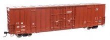60′ High Cube Plate F Boxcar - Ready to Run -- Transportacion Ferroviaria Mexicana 20020, HO, WalthersMainline 3034