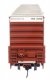 60′ High Cube Plate F Boxcar - Ready to Run -- Transportacion Ferroviaria Mexicana 20020, HO, WalthersMainline 3034