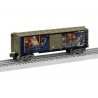 Steel Boxcar - 3-Rail - Ready to Run -- Santa′s Final Touch Lionel Legacy (125th Anniversary, gold car), O, Lionel 2538090