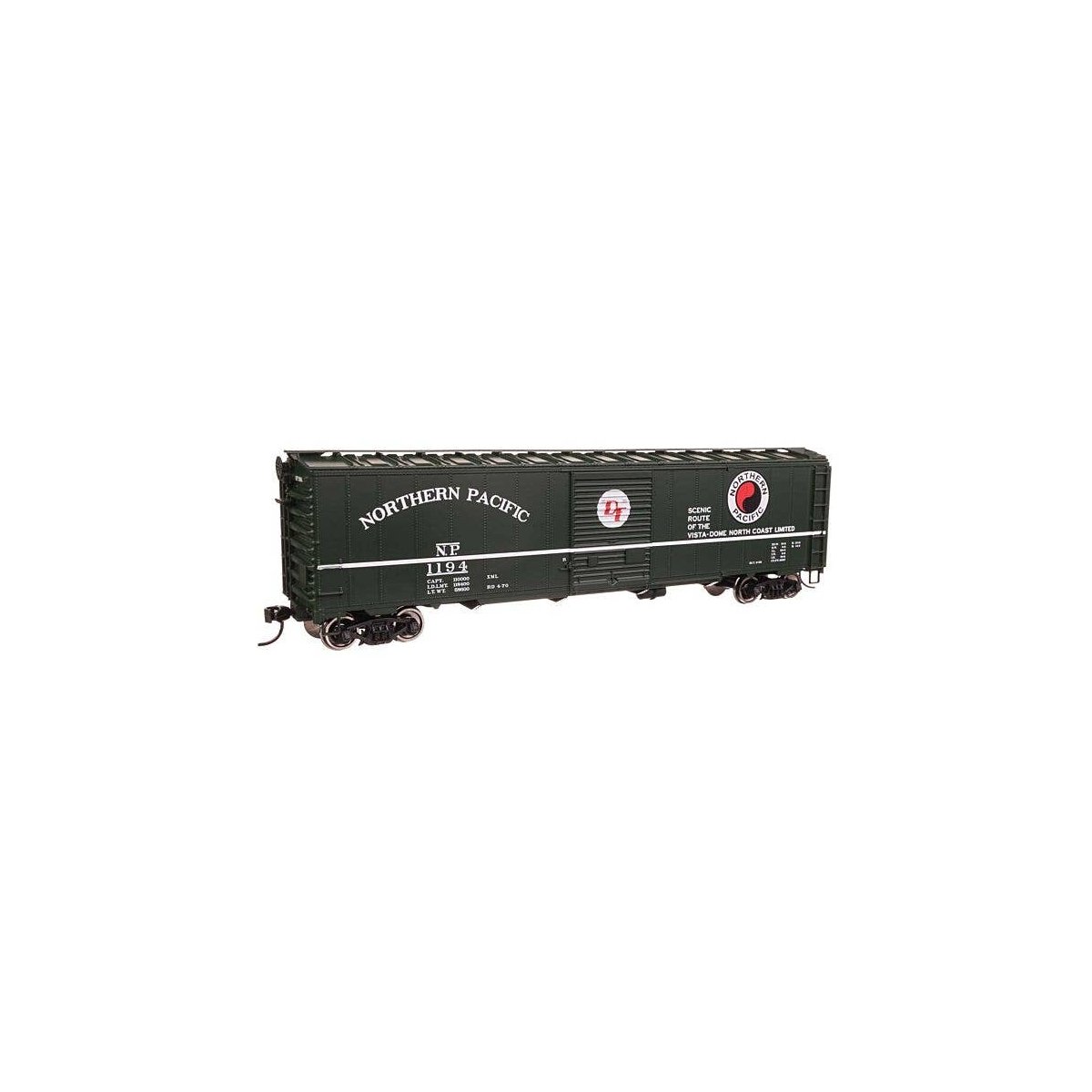 50′ AAR Single Door Boxcar - Ready to Run -- Northern Pacific 1194, HO, WalthersMainline 46522
