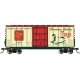 40′ Hi-Cube Boxcar - Ready to Run - Silver Series(R) -- North Pole & Southern 112158 (Christmas Toys, cream, green, red), N, B