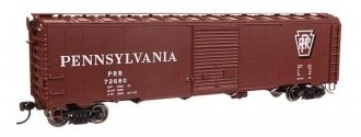 50′ AAR Single Door Boxcar - Ready to Run -- Pennsylvania Railroad 72680, HO, WalthersMainline 46525
