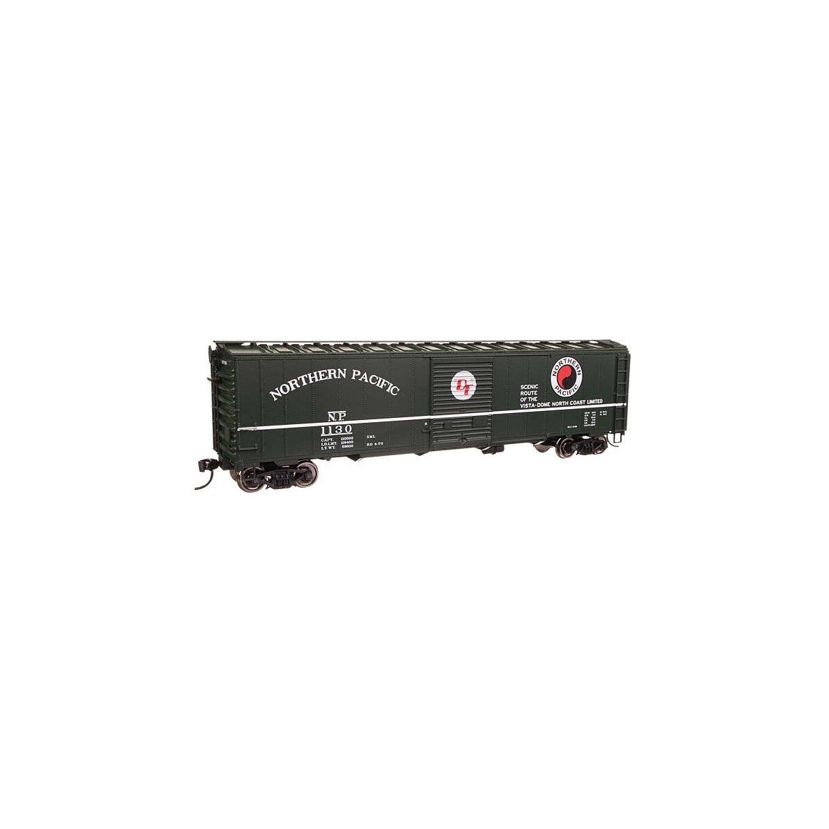 50′ AAR Single Door Boxcar - Ready to Run -- Northern Pacific 1130, HO, WalthersMainline 46521