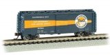 AAR 40′ Steel Boxcar - Ready to Run - Silver Series(R) -- Baltimore & Ohio 467603 (Timesaver , N, Bachmann Industries 17064