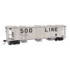 50′ Pullman-Standard PS-2 2893 3-Bay Covered Hopper - Ready to Run -- Soo Line 70090, HO, WalthersMainline 7058