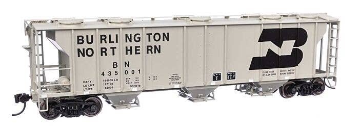 50′ Pullman-Standard PS-2 2893 3-Bay Covered Hopper - Ready to Run -- Burlington Northern 435001, HO, WalthersMainline 7041