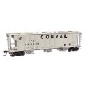 50′ Pullman-Standard PS-2 2893 3-Bay Covered Hopper - Ready to Run -- Conrail 883578, HO, WalthersMainline 7052