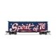 PRR K7 Stock Car with Patriotic Music - Ready to Run -- Spirit of 76 Independence (blue, white, red), N, Broadway Limited Import