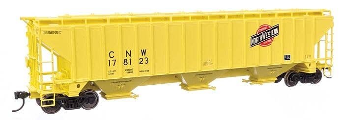 57′ Trinity 4750 3-Bay Covered Hopper - Ready to Run -- Chicago & North Western(TM) 178123, HO, WalthersMainline 49034