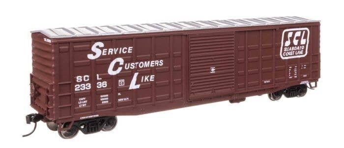 50′ Waffle Side Boxcar - Ready To Run -- Seaboard Coast Line 23336 (Youngstown Door), HO, WalthersMainline 46721