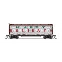 PRR K7 Stock Car 2-Pack (No Sound) - Ready to Run -- Happy Holidays (white, red, green), N, Broadway Limited Imports 8489