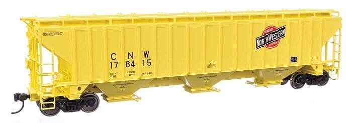 57′ Trinity 4750 3-Bay Covered Hopper - Ready to Run -- Chicago & North Western(TM) 178415, HO, WalthersMainline 49036