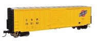 50′ ACF Exterior Post Dreadnaught End Plate B Boxcar - Ready to Run -- Chicago & North Western(, HO, WalthersMainline 46030