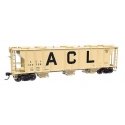 50′ Pullman-Standard PS-2 2893 3-Bay Covered Hopper - Ready to Run -- Atlantic Coast Line 120708, HO, WalthersMainline 7040
