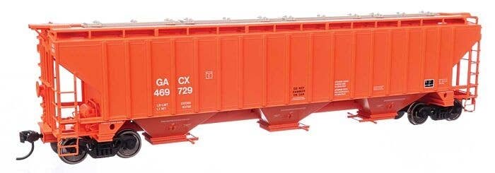 57′ Trinity 4750 3-Bay Covered Hopper - Ready to Run -- GACX 469729, HO, WalthersMainline 49037