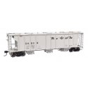 50′ Pullman-Standard PS-2 2893 3-Bay Covered Hopper - Ready to Run -- Denver & Rio Grande Western(TM) 18198, HO, WalthersMainl
