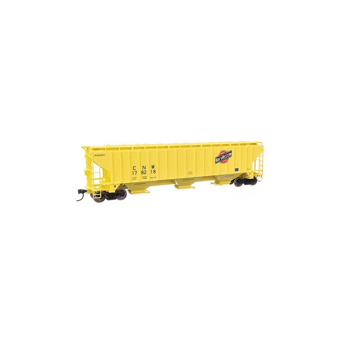 57′ Trinity 4750 3-Bay Covered Hopper - Ready to Run -- Chicago & North Western(TM) 178218, HO, WalthersMainline 49035