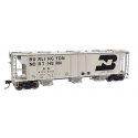 50′ Pullman-Standard PS-2 2893 3-Bay Covered Hopper - Ready to Run -- Burlington Northern 435096, HO, WalthersMainline 7043