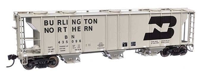 50′ Pullman-Standard PS-2 2893 3-Bay Covered Hopper - Ready to Run -- Burlington Northern 435096, HO, WalthersMainline 7043