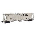 50′ Pullman-Standard PS-2 2893 3-Bay Covered Hopper - Ready to Run -- Conrail 883530, HO, WalthersMainline 7049