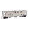 50′ Pullman-Standard PS-2 2893 3-Bay Covered Hopper - Ready to Run -- Conrail 883530, HO, WalthersMainline 7049