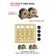 Cable Drums Kit - 4 pcs - HO-OO - Proses HL-K-05