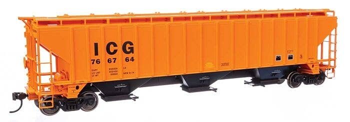57′ Trinity 4750 3-Bay Covered Hopper - Ready to Run -- Illinois Central Gulf 766764, HO, WalthersMainline 49042