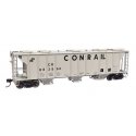 50′ Pullman-Standard PS-2 2893 3-Bay Covered Hopper - Ready to Run -- Conrail 883566, HO, WalthersMainline 7051