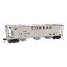 50′ Pullman-Standard PS-2 2893 3-Bay Covered Hopper - Ready to Run -- Conrail 883566, HO, WalthersMainline 7051