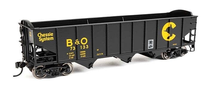 70-Ton AAR 3-Bay Open Hopper - Ready to Run -- Baltimore & Ohio 73133, HO, WalthersMainline 56701