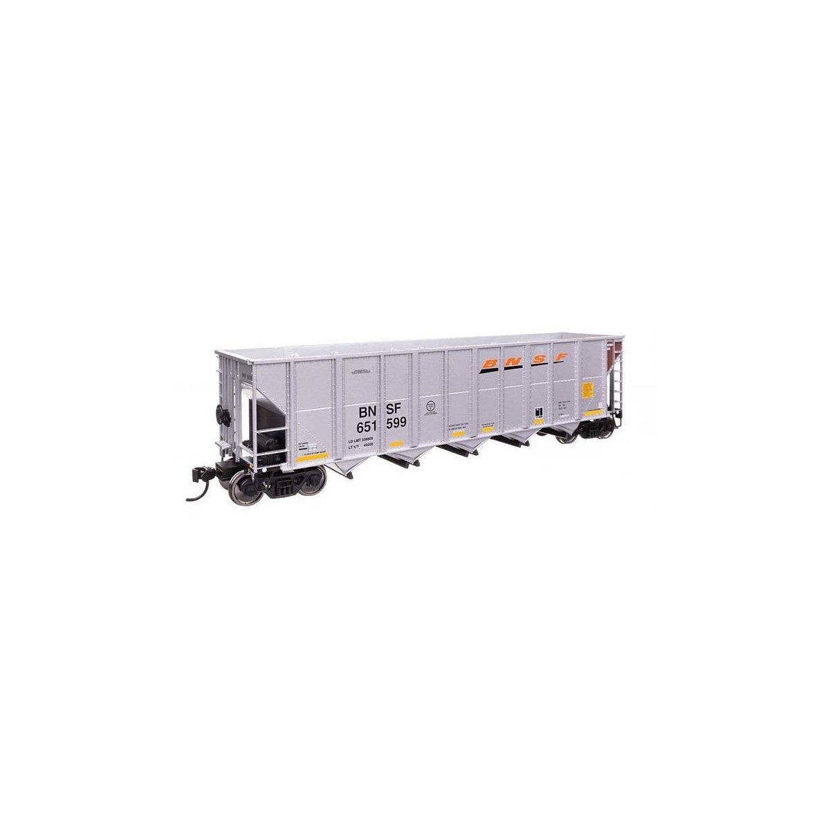 50′ RD-4 Hopper - Ready to Run -- BNSF 651599, HO, WalthersMainline 57106