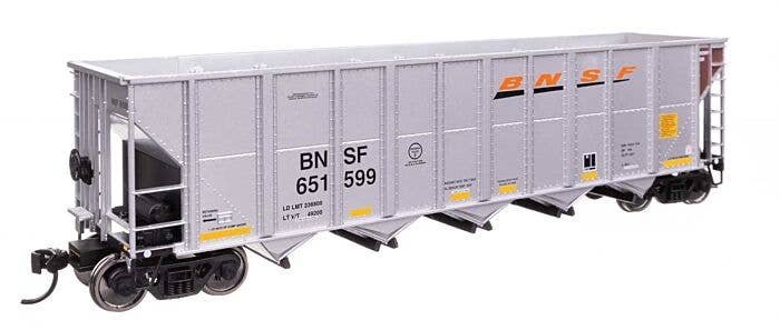 50′ RD-4 Hopper - Ready to Run -- BNSF 651599, HO, WalthersMainline 57106