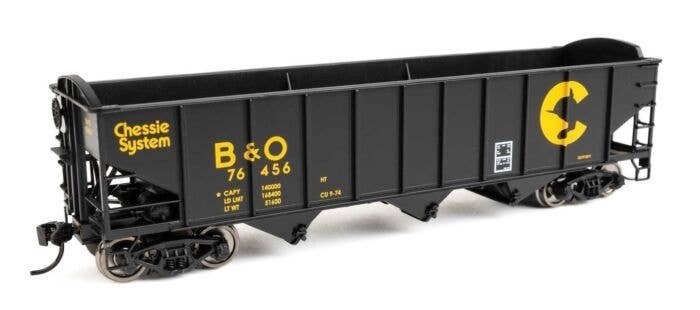 70-Ton AAR 3-Bay Open Hopper - Ready to Run -- Baltimore & Ohio 76456, HO, WalthersMainline 56704