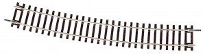 Curved track R9, 15°, HO, Roco 42427