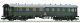 1st/2nd standard express train coach, DR, HO, Roco 6200205