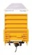 60′ High Cube Plate F Horizontal Post Boxcar - Ready to Run -- TTX TBOX 630247 (yellow, black, H, HO, WalthersMainline 3119