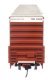60′ High Cube Plate F Boxcar - Ready to Run -- Transportacion Ferroviaria Mexicana 20020, HO, WalthersMainline 3034
