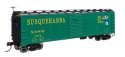 40′ Steel Boxcar with Murphy Ends - Ready to Run -- New York, Susquehanna & Western 504, HO, WalthersMainline 41070