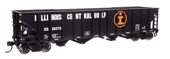 50′ 100-Ton 4-Bay Hopper - Ready to Run -- Illinois Central Gulf 361170, HO, WalthersMainline 57817
