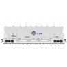 Pressureaide Centerflow Covered Hopper - Ready to Run - Master(R) -- ADM 50031 (gray, blue, Molecule), N, Atlas Model Railroad C
