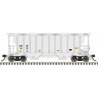 Portec 3000 2-Bay Covered Hopper - Ready to Run - Master(R) Plus -- Winifrede RR WNFR 1178 (gray, black), HO, Atlas Model Railro