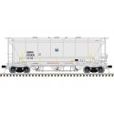 Trinity 3230 Pressure Differential PD Covered Hopper - Ready to Run Master Plu -- TXI GBRX 65000 (gray, black, blue), N, Atlas M