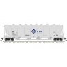 Pressureaide Centerflow Covered Hopper - Ready to Run - Master(R) -- ADM 50003 (gray, blue, Molecule), N, Atlas Model Railroad C