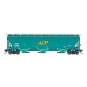 Trinity 5161 Cubic Foot Covered Hopper - Ready to Run -- AGP AGPX (green yellow), HO, Intermountain Railway Company 472110