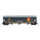 Trinity 5161 Cubic Foot Covered Hopper - Ready to Run -- Kansas City Southern (black, red, gray, yellow), HO, Intermountain Rail