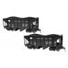 2-Bay Steel Hopper 2-Pack - Ready to Run - Spectrum(R) -- Consolidated Narrow Gauge RR 3008, 3074, On30, Bachmann Industries 279