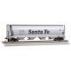 Canadian Cylindrical 4-Bay Grain Hopper - Ready to Run - Silver Series(R) -- Atchison, Topeka & Santa Fe, HO, Bachmann Industrie