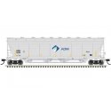 Pressureaide Centerflow Covered Hopper - Ready to Run - Master(R) -- ADM 50008 (gray, blue, green, Leaf), N, Atlas Model Railroa