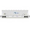 Pressureaide Centerflow Covered Hopper - Ready to Run - Master(R) -- ADM 50008 (gray, blue, green, Leaf), N, Atlas Model Railroa