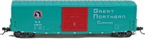 PS-1 50` Boxcar with 9` Door - Ready to Run -- Great Northern 39870 (1966, Glacier Green, , HO, Kadee Quality Products 6402